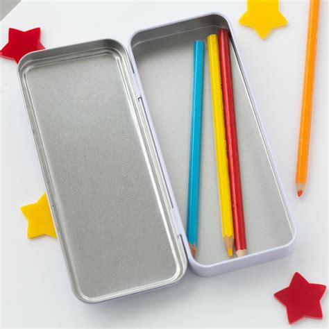 Odm metal pencil case tin 